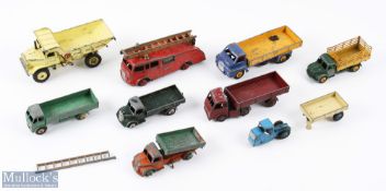 Dinky Meccano Commercial Diecast Toy Cars, a play worn collection to include 522 Big Bedford -