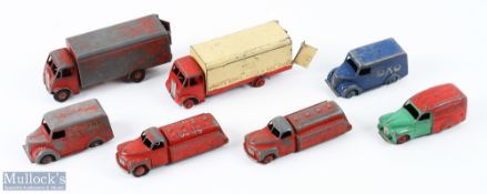 Dinky Meccano Dicast Toys Advertising Commercial Vehicles, all are play worn - to include 470