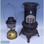 Tilley Tilly Lamp Storm Light Glass Paraffin Lantern 171, plus 1950s Valor 106R Paraffin Portable