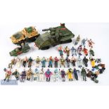 GI JOE Action Force Figure Vintage Bundle original 1980s Toys x36 figures with a selection of
