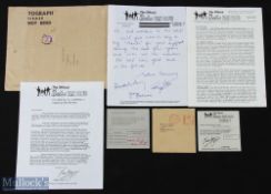 1968 Beatles Fan Club Letter No.11 with a photocopied welcome note from the Beatles in its