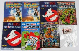 Panini Sticker Books - Back to The Future, The Real Ghost busters, 2x Back to the future albums, one