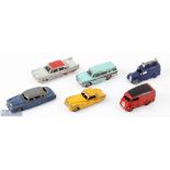 Dinky Meccano Diecast Toy Cars, to include 192 DeSoto Fireflite, 171 Hudson Sedan - missing tyres,