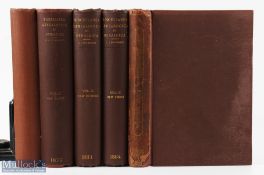 Miscellanea Genealogica et Heraldica Vols 1 to IV New Series by Joseph Jackson Howard, together with