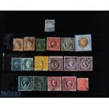 Australia - New South Wales early Collection of 18 Postage Stamps 1850-1880s. Including 2 Pence