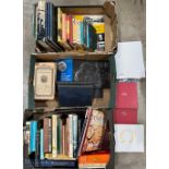 Assorted Books - three cartons of miscellaneous books including a run of approx. 12 Blackwood's