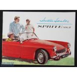Austin Healey Sprite 1959 sales brochure - an attractive 12 page brochure with 4 full page