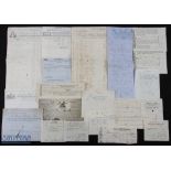 12x Early Printed Bills c1820s-1850s - From Manufacturers & Shops etc.
