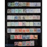 Cuba - early Collection of 56 Postage Stamps 1860s-1900. A mixture Spanish & US Cuba, being 26
