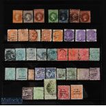 South Australia; Collection of 38 Postage Stamps 1850s-1900s. Some early imperfs.