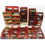 Matchbox Models of Yesteryear, assorted advertising vehicles, with noted models of Captain Morgan,
