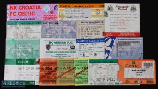 Tickets: Selection of Glasgow Celtic home match tickets to include 1979/80 Real Madrid (EC), 1982/83