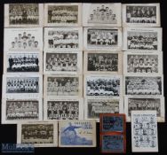 Pre-war football teams (generally 1930s) laid down, individual postcards to include West Bromwich