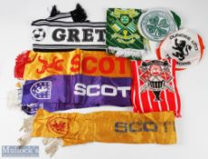 Scottish League - International Football Scarves and Hats, to include Scotland Celtic, Gretna,