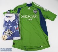 Seattle Sounders FC Football Shirt sponsored by Xbox 360 Live, made by Adidas, short sleeve, Size L,