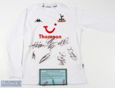 Multi-Autographed 2004/05 Tottenham Hotspur home football shirt Kappa/Thomson, youth size,