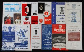 Selection of semi-final match programmes to include 1956/57 Birmingham City v Manchester Utd, 1957/