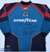 Wolverhampton Wanderers 1997/98 (Signed) Seger No 1 match worn Goalkeeper football shirt autographed