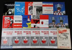 Selection of Manchester United away match programmes 1963/64 Willem II (ECWC), 1966/67 Australia