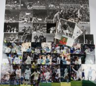 Manchester United Press Photographs featuring a variety of scenes, with 24 having press stamps to