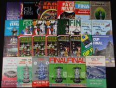 Collection of FA Cup final match programmes to include 1962, 1963, 1964, 1966, 1968 x2, 1969,