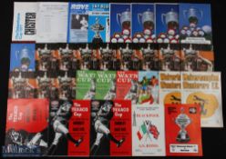 Selection of various cup competition programmes to include The Watney Cup 1970 Fulham v Derby