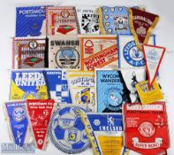 English Welsh League Football Pennants, to include Port Vale, Portsmouth, Southport, Bristol Rovers,