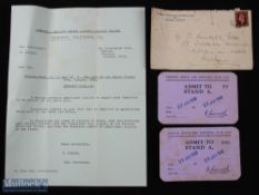 Tickets: War time Preston North End (‘A’ & ‘B’ teams) v Rest of the League 1939/40 season 27 January