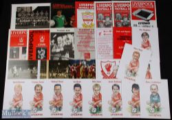 Liverpool FC memorabilia to include Bill Shankly b&w photos (4 handshakes with players at