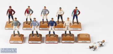 10 Metal Football Figures FA Cup winners Figures 1875-1892 #10cm tall cold painted on a wooden