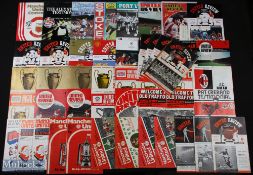 Collection of Manchester United home match programmes to include 1958/59 Blackburn Rovers (poor),