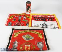 1960-1977 Manchester United Football Honours Commemorative Linen Tea Towels plus a Manchester United