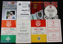 Selection of programmes to include 1952/53 Welsh League v Scottish League at Ninian Park, Cardiff,