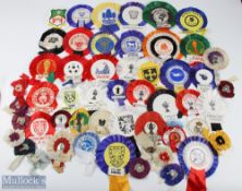 British Football Club Rosettes, a good collection to include Bristol City, Leeds, Liverpool, Boston,