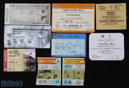 1982-2004 Football Ticket collection to include a 1982 World Cup ticket Italy v Brazil 5th July 1982
