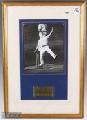 1904-1996 Harold Larwood Nottingham & England Cricket, signed photograph, one of the best fast