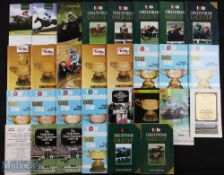 1968-2009 Cheltenham Cup Gold Race Card/Programmes, to include years of 1968, 1972, 1976, 1977,
