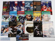 1987-2000 Mixed American Sports Programmes, a 1987 American Bowl, 5 1999-2000 New York Yankees