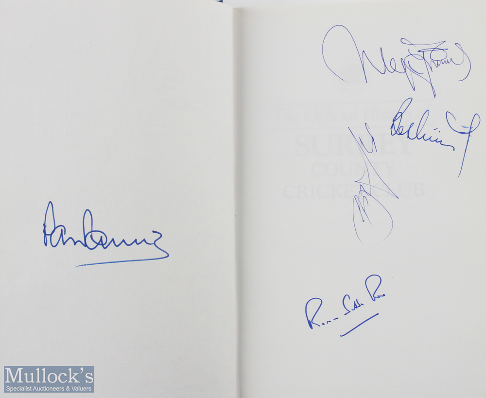 Signed Cricket Books, to include Geoffrey Boycott In The Fast Lane West Indies Cricket Tour 1981, - Image 8 of 8