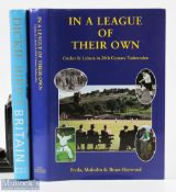 Signed Cricket Books: to include In a League of Their Own, signed by Freda, Malcolm & Brian