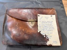 Horse Racing History - Former Property of Tom Cannon (1846-1917) - Briefcase with letter of