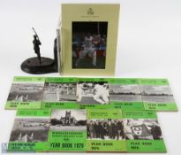 Worcestershire County Cricket Yearbooks featuring 1970, 1975, 1976, 1977, 1978, 1979, 1980, 1981,