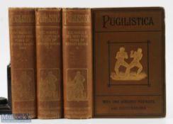 Pugilistica Boxing History Books. printed in 1906 The History of British Boxing, containing Lives of