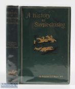 1901 History of Steeple-chasing BLEW, William C A Published by John C Nimmo, London, Hardcover.