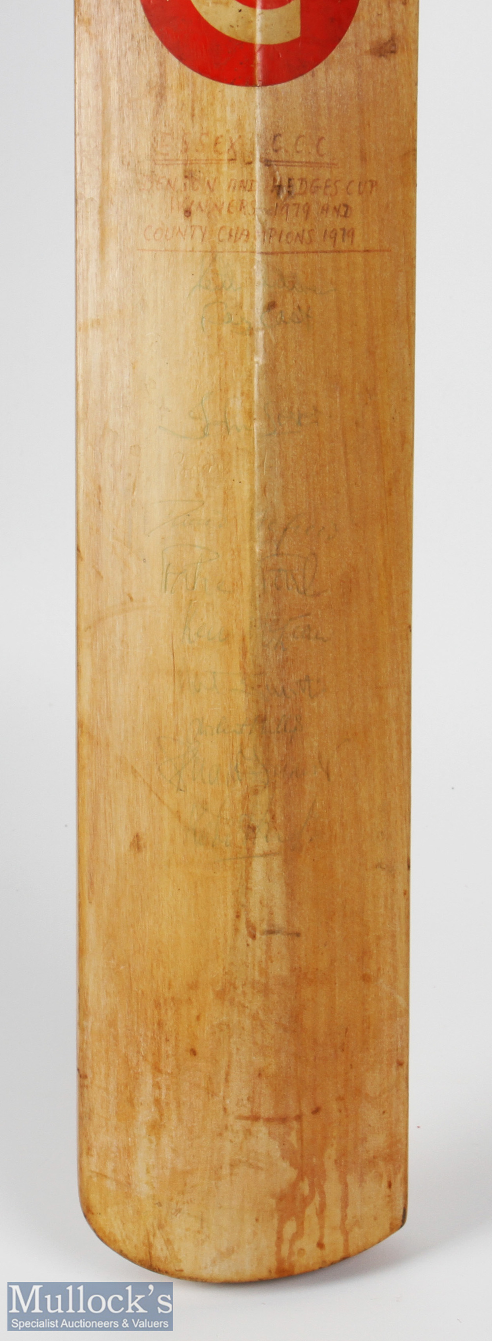 1979 Surrey CCC Signed Crickets bat, multi signed front and back with the winners of the Benson & - Image 4 of 4