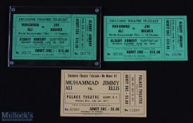 1971-1975 3 x Muhammad Ali Boxing Tickets, a Muhammad Ali v Jimmy Ellis July 26th, 1971, ticket, 2