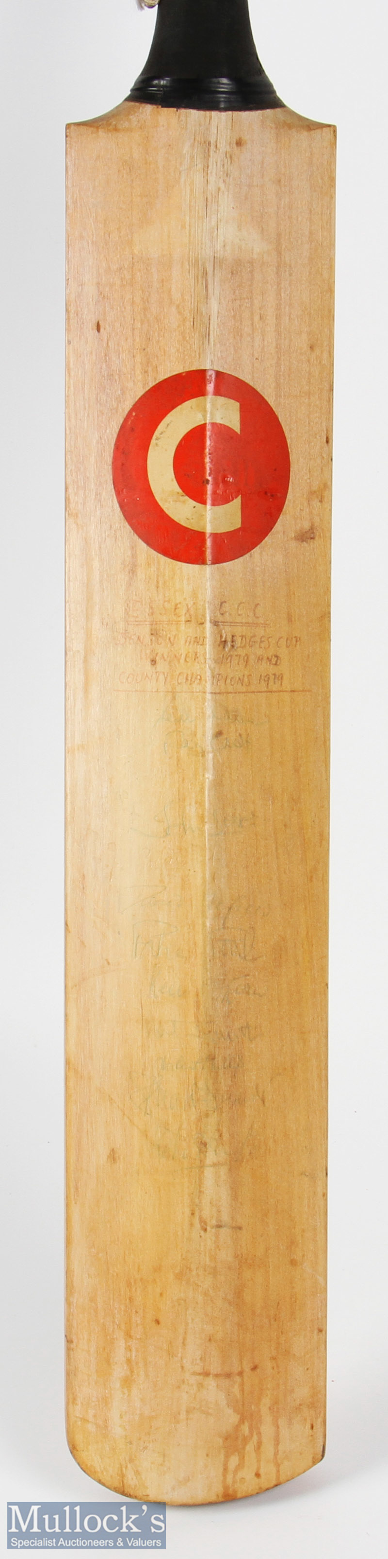 1979 Surrey CCC Signed Crickets bat, multi signed front and back with the winners of the Benson & - Image 3 of 4