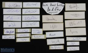 Benefit of Proceeds to the Lord's Taverners Charity - Assorted Test Cricketers Autographs - features
