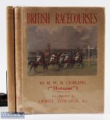 1951 British Racecourses Curling Illustrated Lionel Edwards BWR published By H F & G Witherby Ltd,