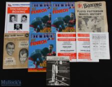 Boxing Programmes Collection, to include 1980 Antufermo v Minter, W Ludwick v D Tiberia 1969 with
